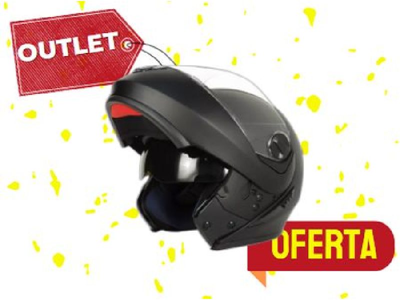 PEELS Casco urban Monocolor Rebatible doble visor 